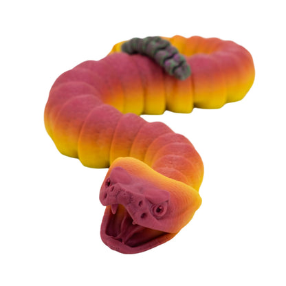 3D Printed Fidget Rattlesnake | Multiple Colors | Black Sheep Products LLC