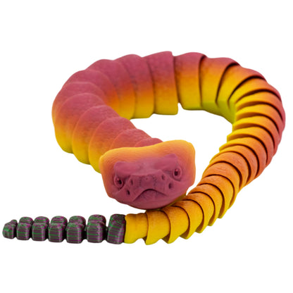 3D Printed Fidget Rattlesnake | Multiple Colors | Black Sheep Products LLC