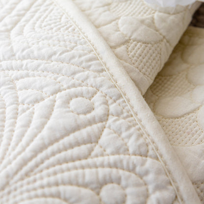 Cotton Quilted Sofa Cover, Non-Slip Couch Protector Fits Backrest, Seat & Armrest