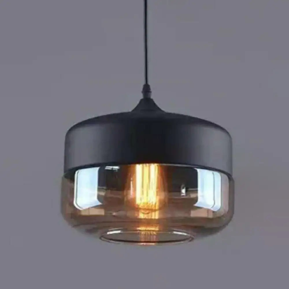 DecorBites™ 1 Light Pendant Lighting Retro Industrial Style Glass Pendant Ceiling Lights for Restaurant