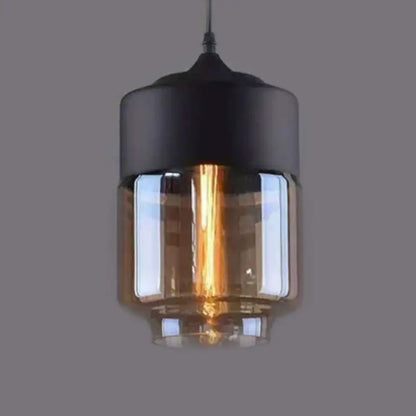 DecorBites™ 1 Light Pendant Lighting Retro Industrial Style Glass Pendant Ceiling Lights for Restaurant