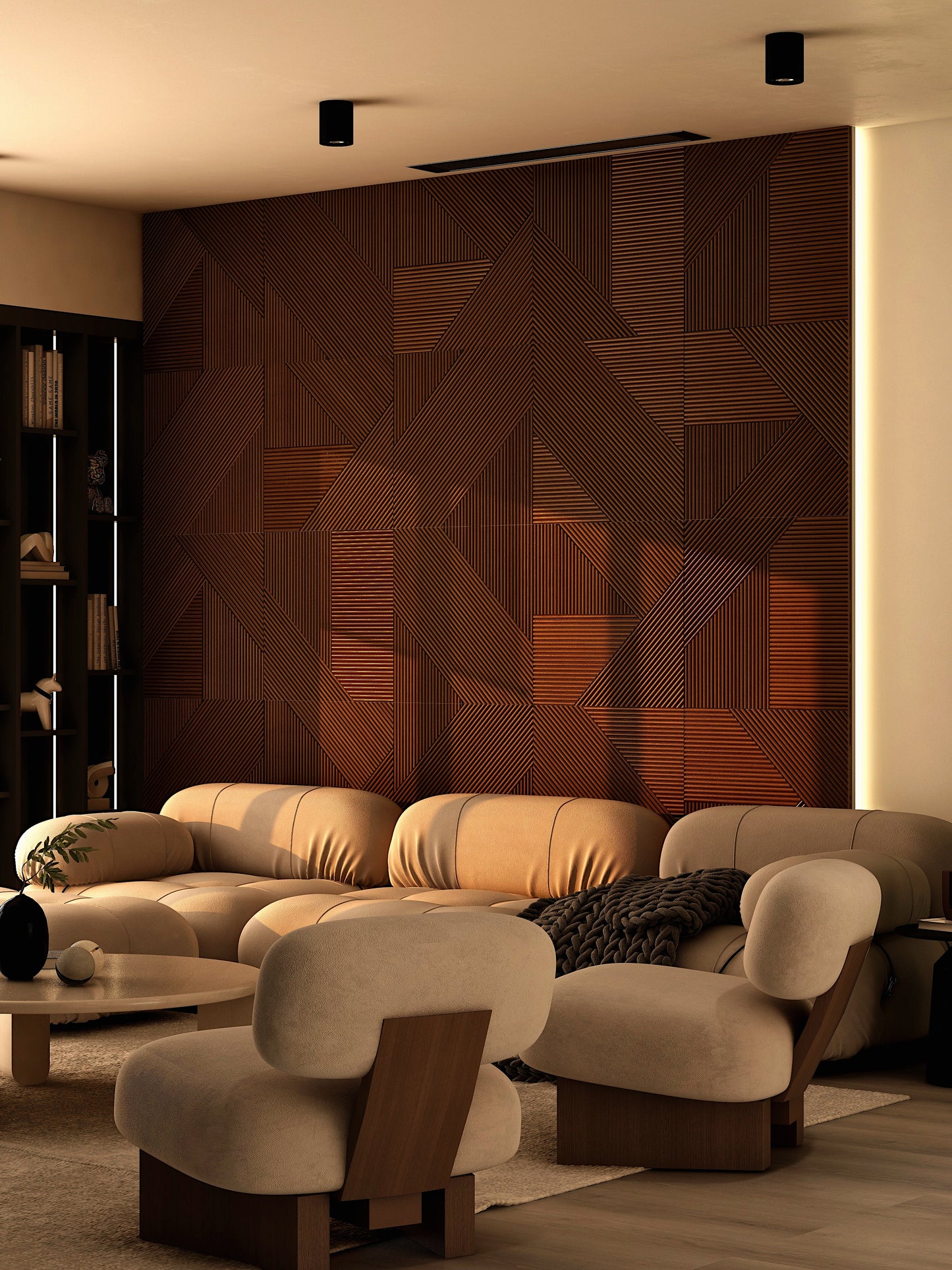 Modern Solid Wood Panel