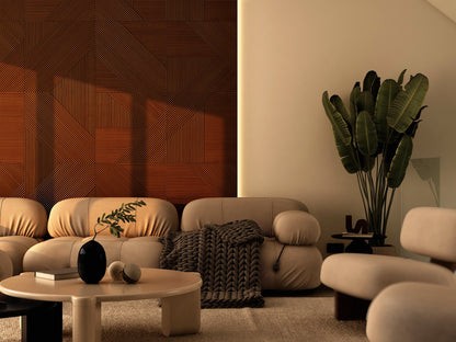 Modern Solid Wood Panel