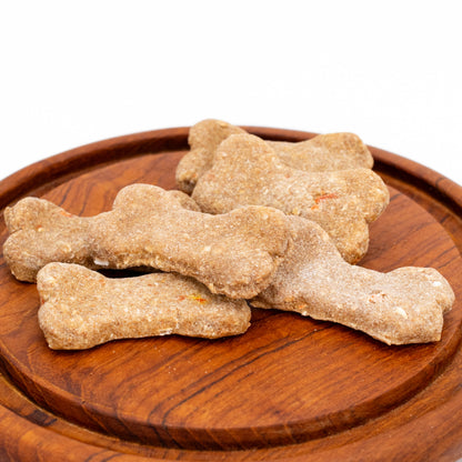 Bag O' Bones Carrot & Oat Dog Biscuits | 20 Biscuits | Dogalicious