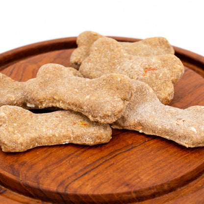 Bag O' Bones Carrot & Oat Dog Biscuits | 20 Biscuits | Dogalicious