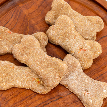 Bag O' Bones Carrot & Oat Dog Biscuits | 20 Biscuits | Dogalicious
