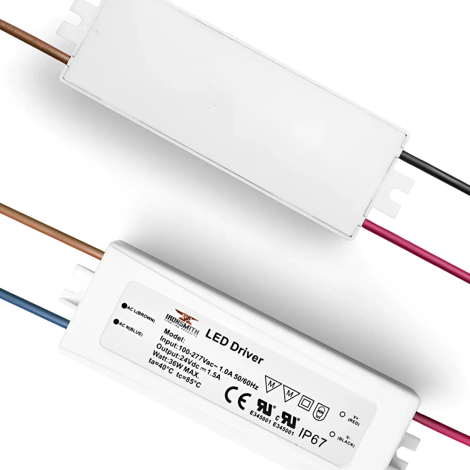 100-240V AC - 24V DC | 36W LED Constant Current Driver