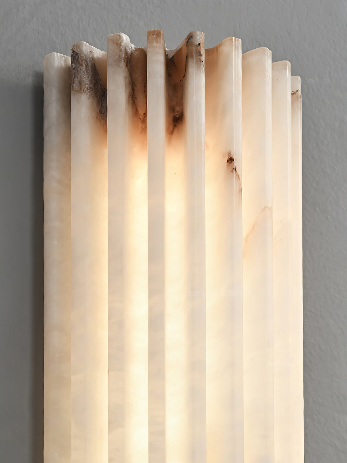 Alabaster Alvia Striped Wall Light
