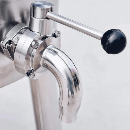 Heavy-Duty Stainless Steel Commercial Milk And Ice Cream Mix Pasteurizer Machine [Without Plug] (SAK81320)
