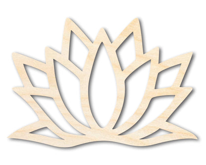 Unfinished Wood Lotus Flower Shape - Craft - up to 46"