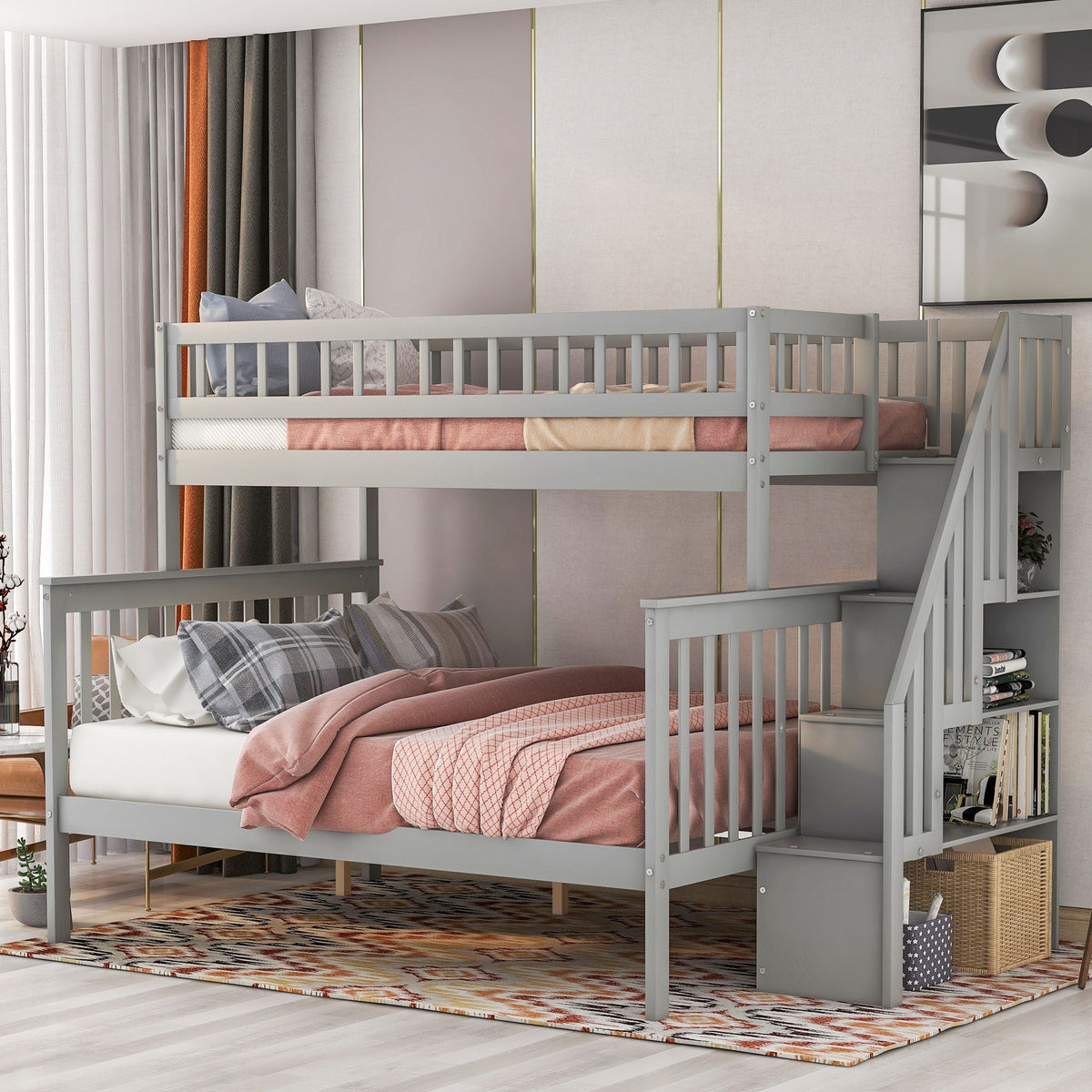 Bunk Bed With Staircase
