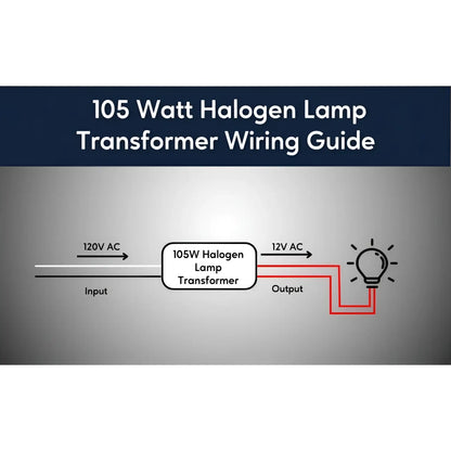 105W Halogen Electronic Potted Mini Transformer