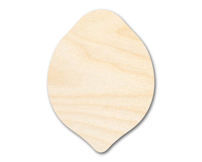 Unfinished Wood Lemon Shape | Summer | Fruit | Lemonade | Craft Cutout | up to 46" DIY