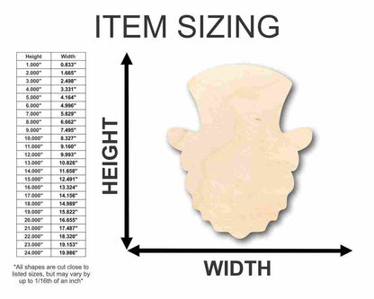 Unfinished Wood Leprechaun Shape - St Patrick's - Craft - up to 46" DIY