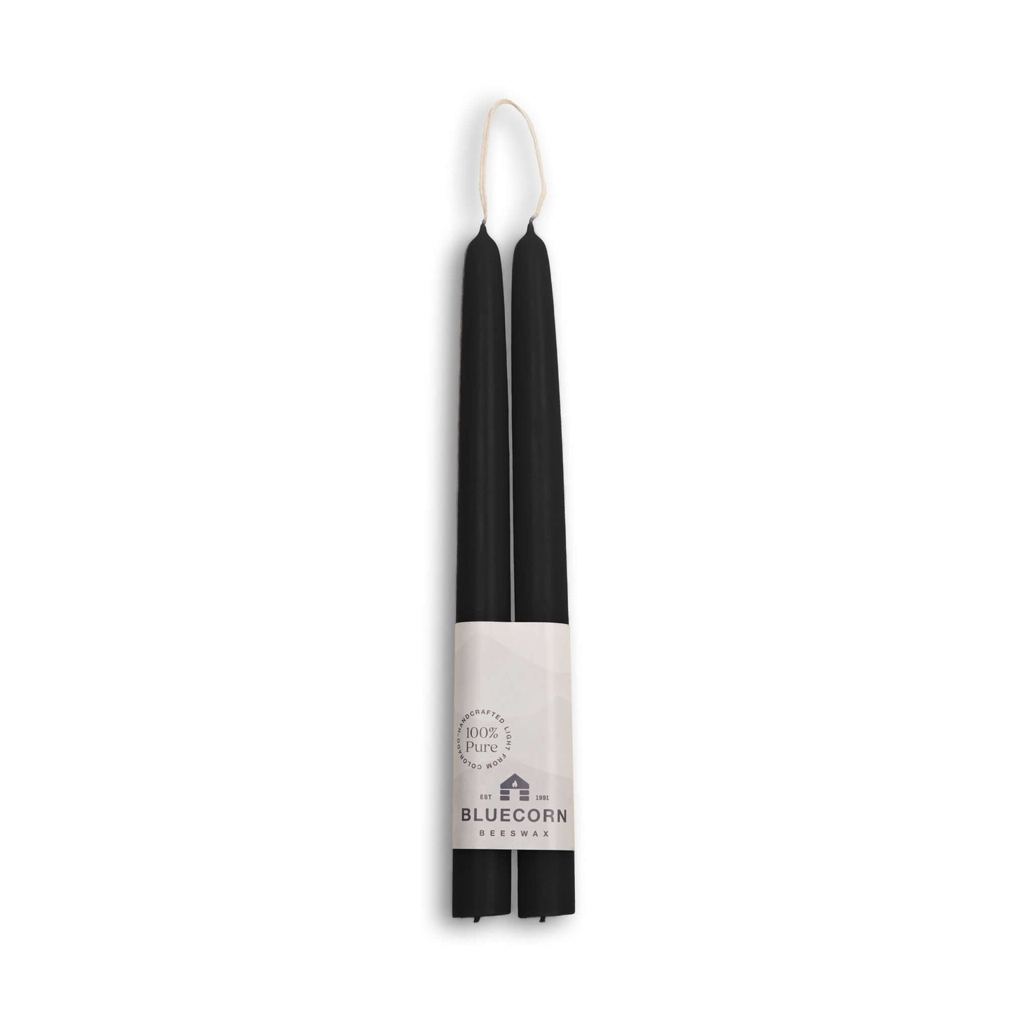 Beeswax Taper Candles - Hand-Dipped - 1 Pair