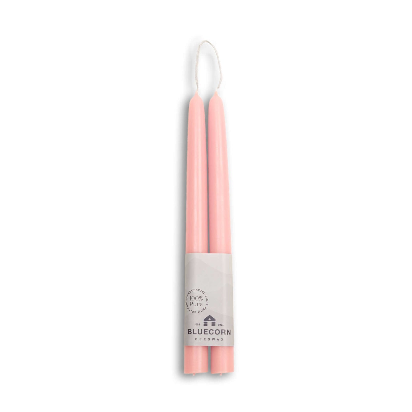 Beeswax Taper Candles - Hand-Dipped - 1 Pair