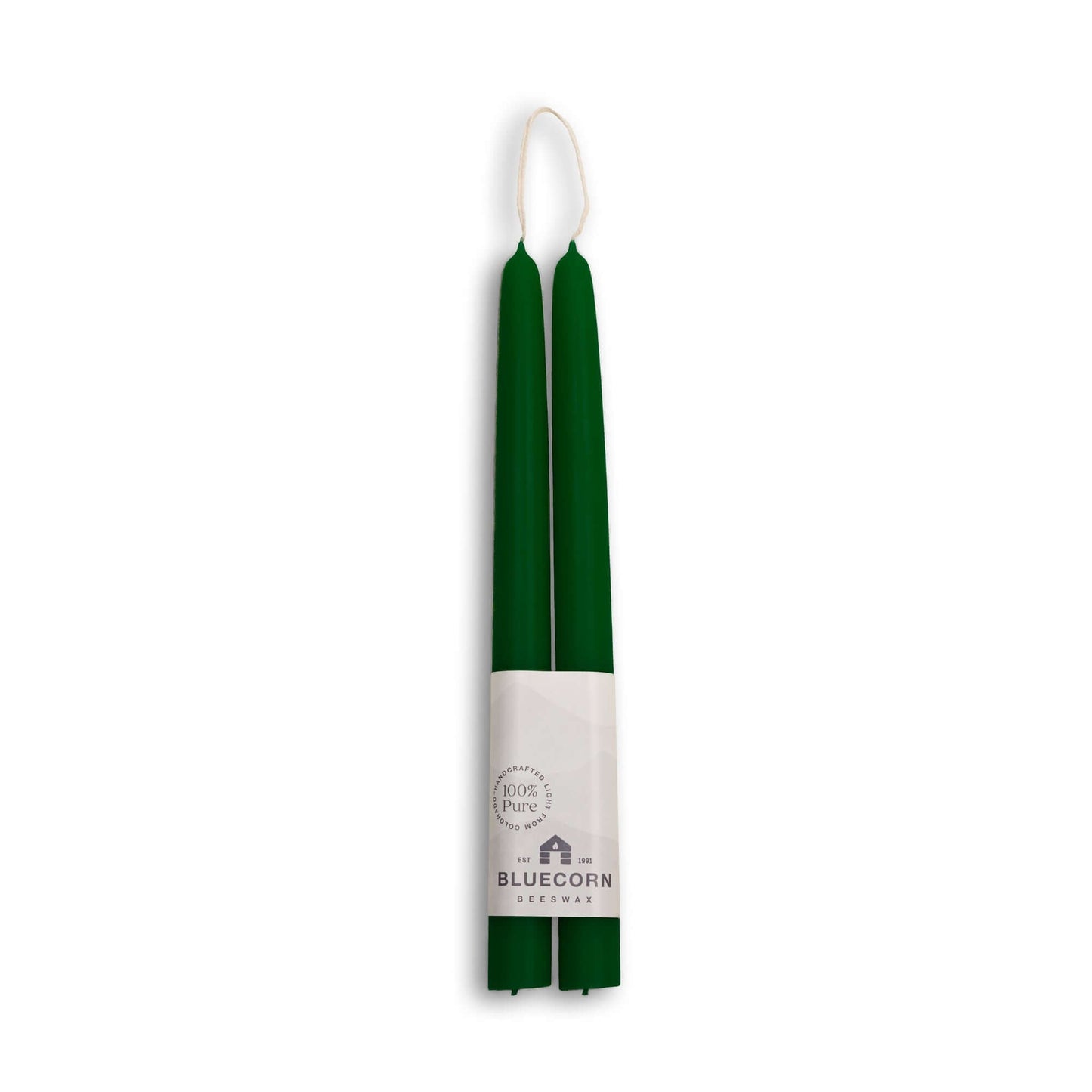 Beeswax Taper Candles - Hand-Dipped - 1 Pair