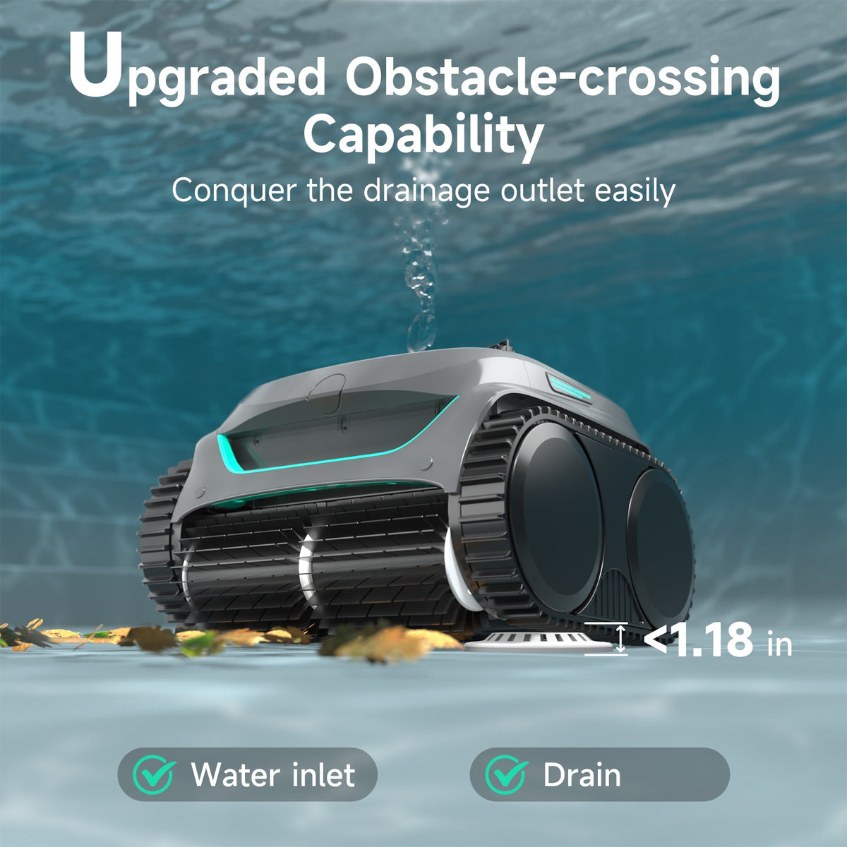 (2026 Upgrade) C2 Cordless Robotic Pool Cleaner