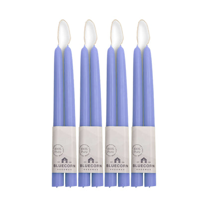 Hand-Dipped Beeswax Taper Candles - Bulk 4-Pair Bundle