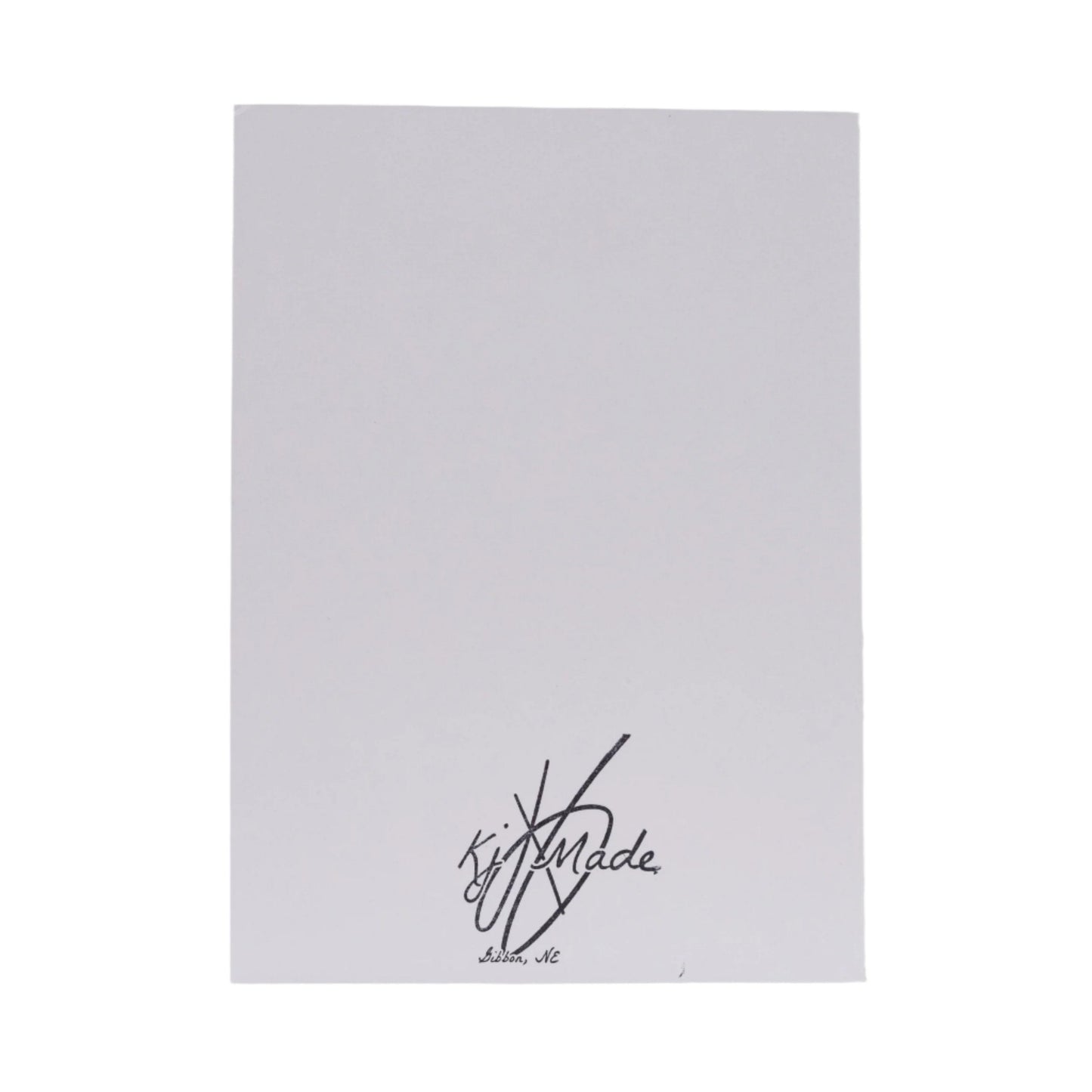 White Greeting Card | Multiple Designs | KJ Made