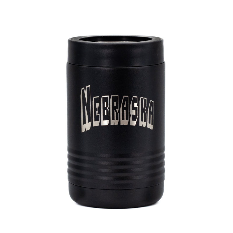 Insulated Nebraska Engraved Can and Bottle Cooler | Multiple Colors | RCK Creations & More
