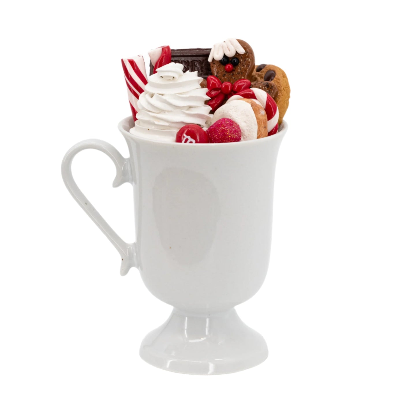 Hot Cocoa Mug Decoration | Clay Art Originals
