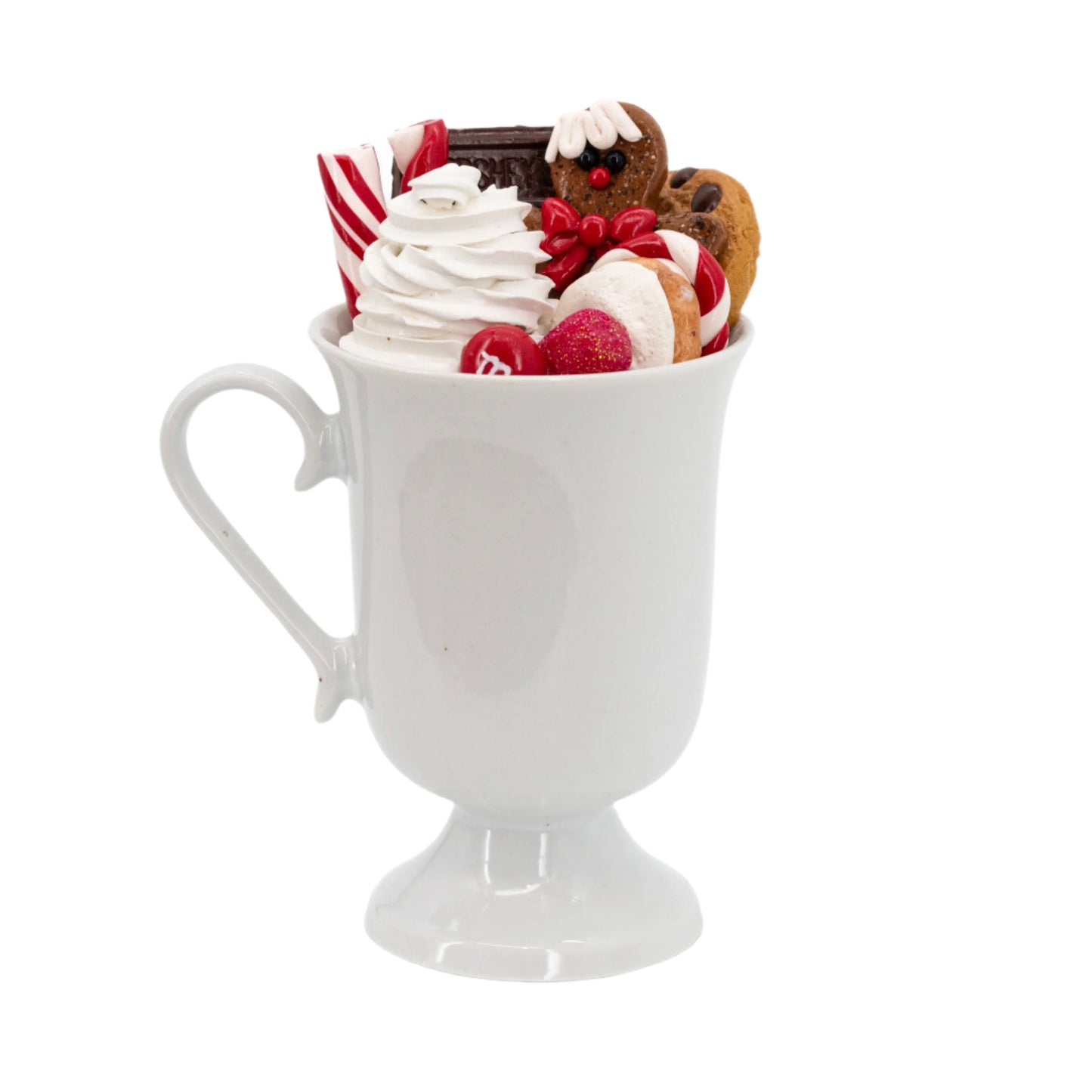 Hot Cocoa Mug Decoration | Clay Art Originals