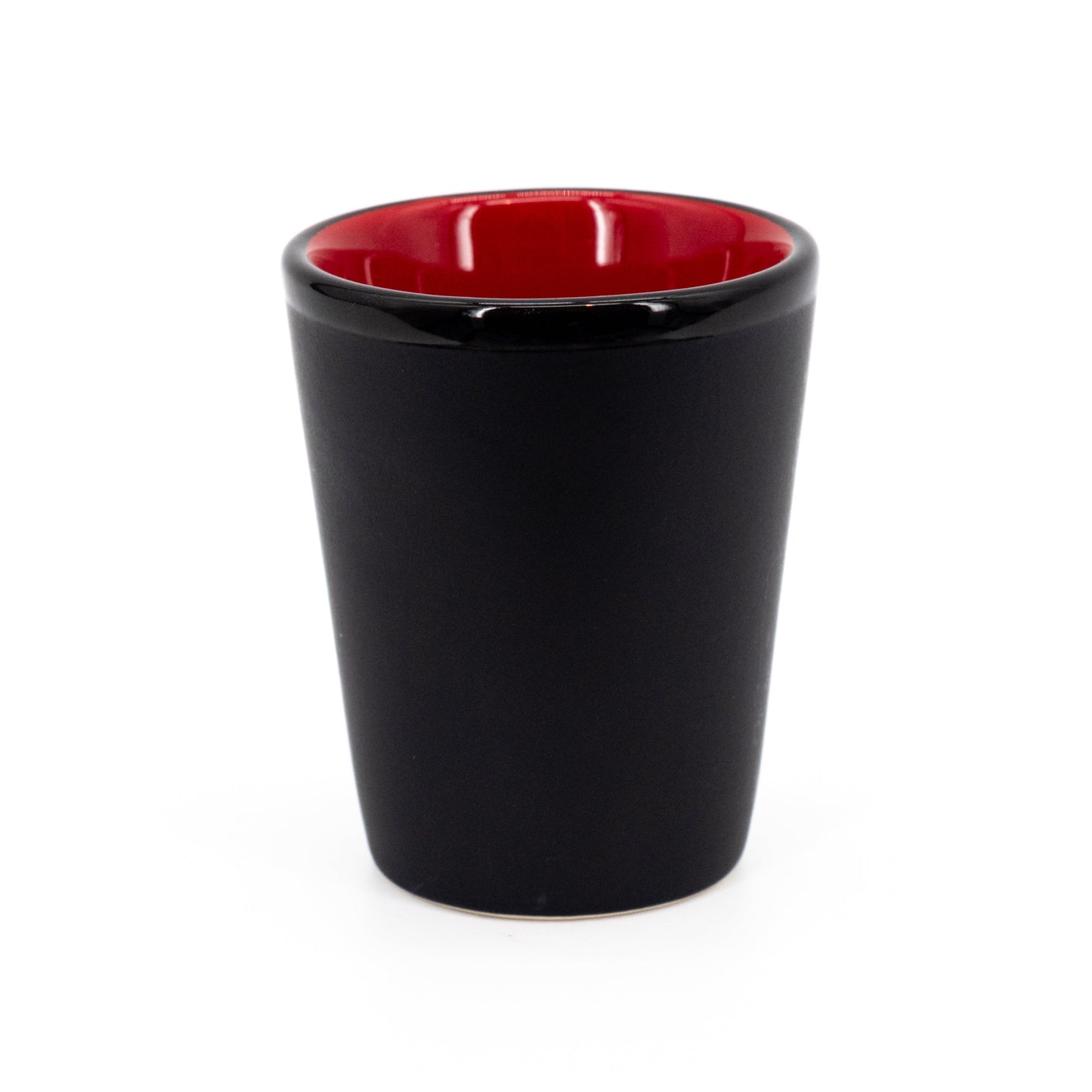 Nebraska Shot Glass | Black and Red Ceramic | Customizable | RCK Creations & More