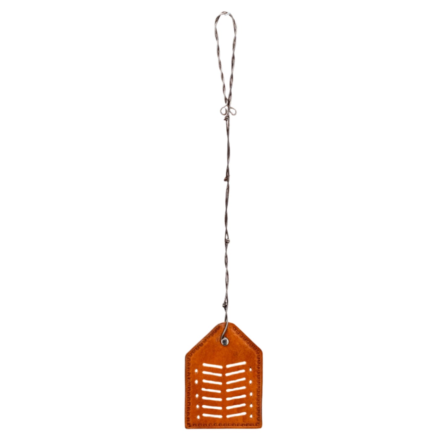 Cowhide & Barbed Wire Fly Swatter | Mill Iron West