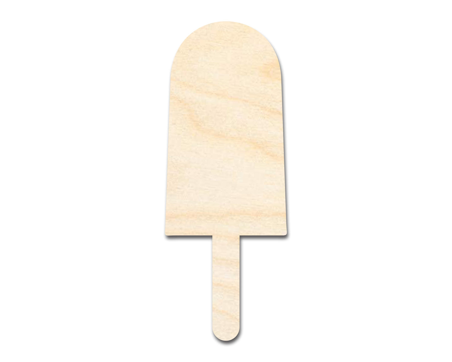 Unfinished Wood Summer Popsicle Shape | Ice Cream | Food | Craft Cutout | up to 46" DIY