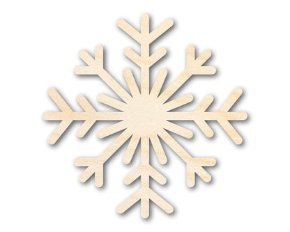 Unfinished Wood Snowflake Shape | Winter Decor | DIY Craft Cutout | up to 46" DIY