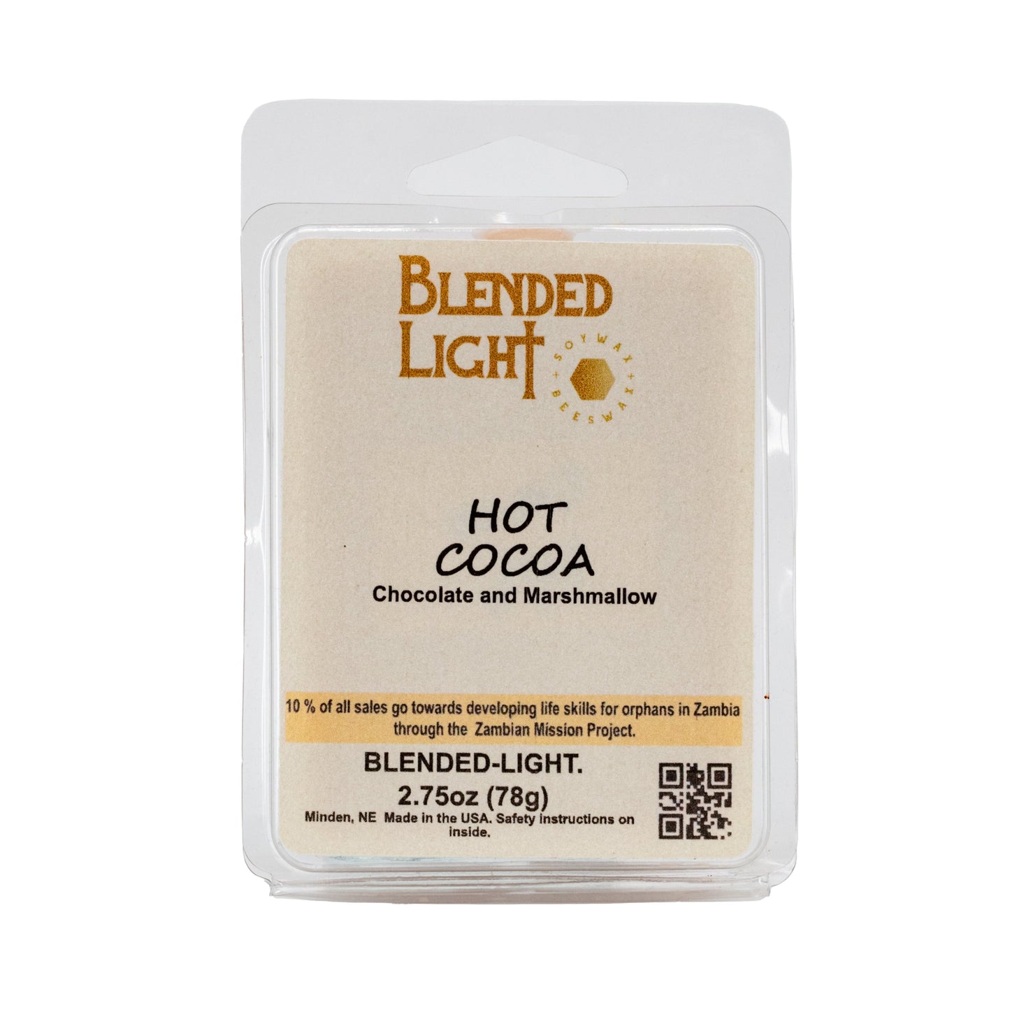 Hot Cocoa Scented Wax Melts | 2.75 oz | Blended Light
