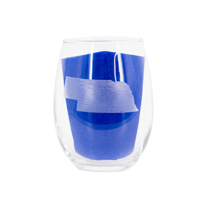 Stemless Nebraska Engraved Wine Glass | 11.5 oz | RCK Creations & More