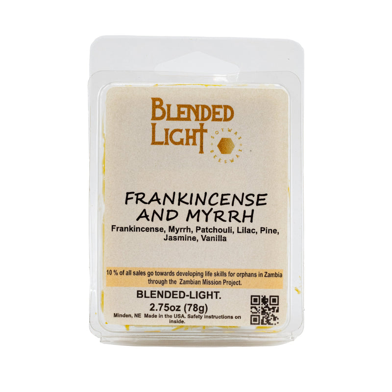 Frankincense & Myrrh Scented Wax Melts | 2.75 oz | Blended Light