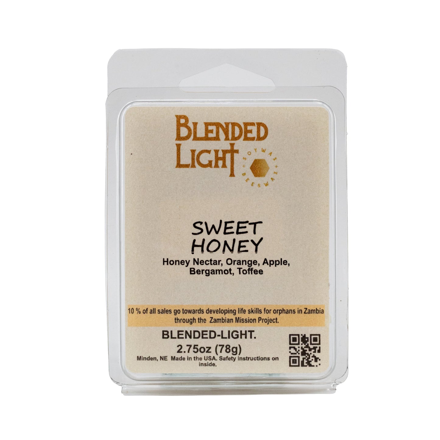 Sweet Honey Scented Wax Melts | 2.75 oz | Blended Light