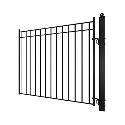 [12-18FT] Heavy-Duty Madrid-Style Premium Steel Dual-Swing Driveway Gate (SAK38546)