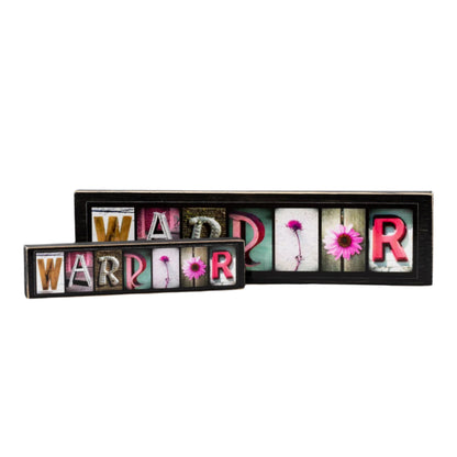 Warrior Word Block | Multiple Sizes | Letters of Love Designs