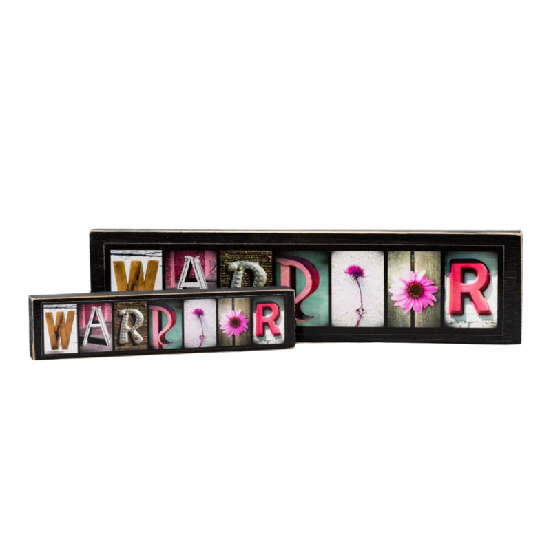 Warrior Word Block | Multiple Sizes | Letters of Love Designs