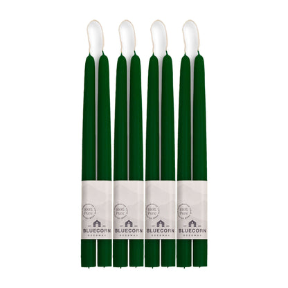 Hand-Dipped Beeswax Taper Candles - Bulk 4-Pair Bundle