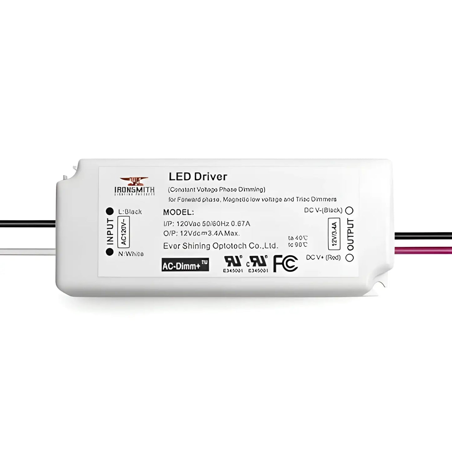120V AC - 27V to 42V DC | 42W Constant Current LED Driver Dimmer