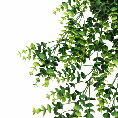 Lush Green Eucalyptus Garland Artificial Hanging Bush 7.1×30.5in – NFPA701 Fire Rated – UV Resistant