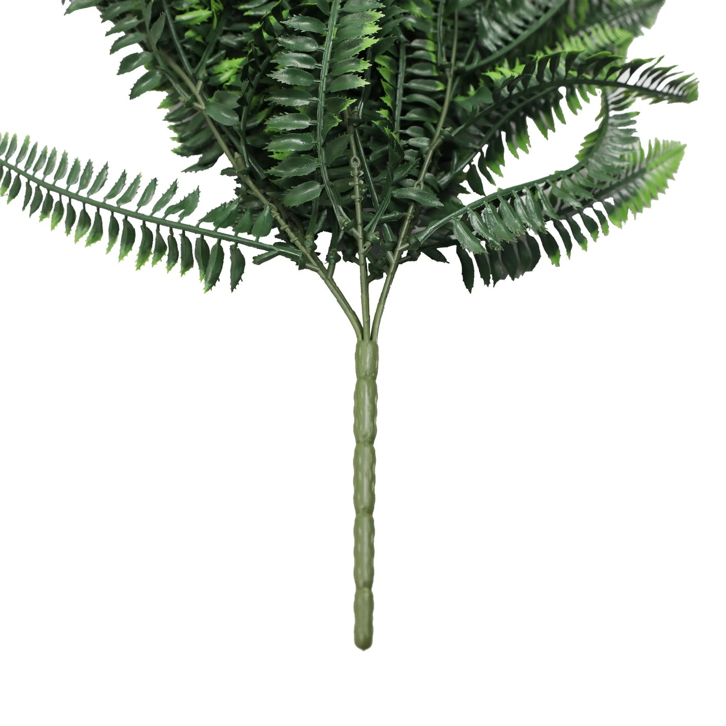 Dense Boston Fern Garland Artificial Hanging Bush 10.6×33in – NFPA701 Fire Rated – UV Resistant