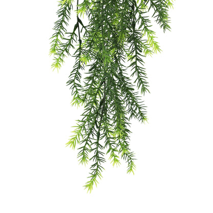 Cedar Vine Garland Artificial Hanging Bush 7.8×30in – NFPA701 Fire Rated – UV Resistant
