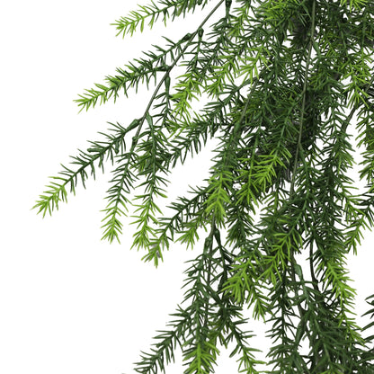 Cedar Vine Garland Artificial Hanging Bush 7.8×30in – NFPA701 Fire Rated – UV Resistant
