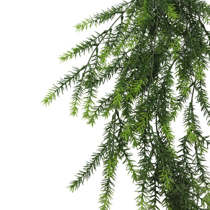 Cedar Vine Garland Artificial Hanging Bush 7.8×30in – NFPA701 Fire Rated – UV Resistant