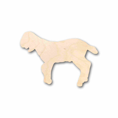 Unfinished Wood Goat Silhouette - Craft- up to 46" DIY