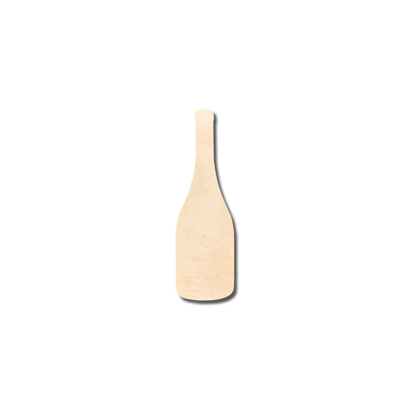 Unfinished Wood Wine Bottle Silhouette - Craft- up to 46" DIY