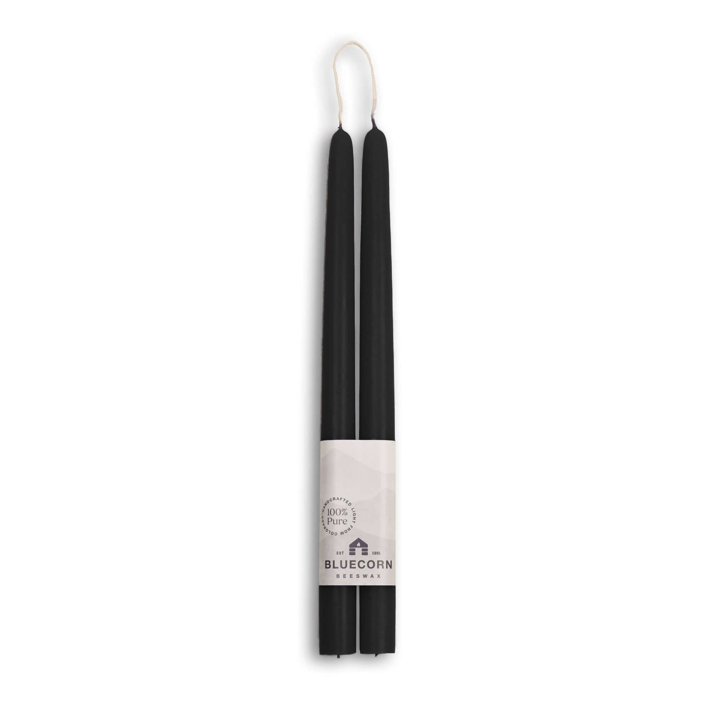 Beeswax Taper Candles - Hand-Dipped - 1 Pair