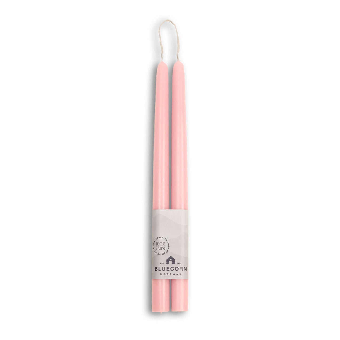 Beeswax Taper Candles - Hand-Dipped - 1 Pair