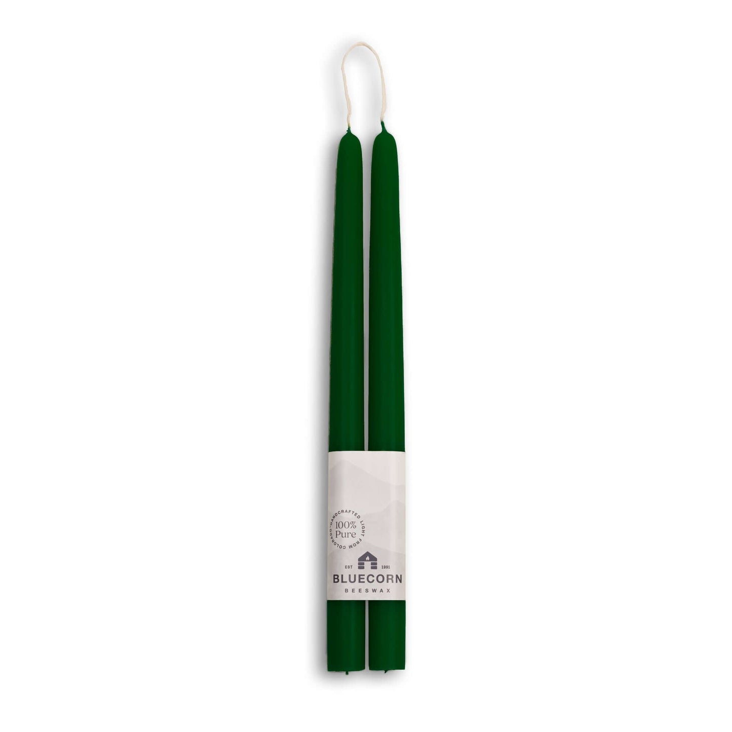 Beeswax Taper Candles - Hand-Dipped - 1 Pair